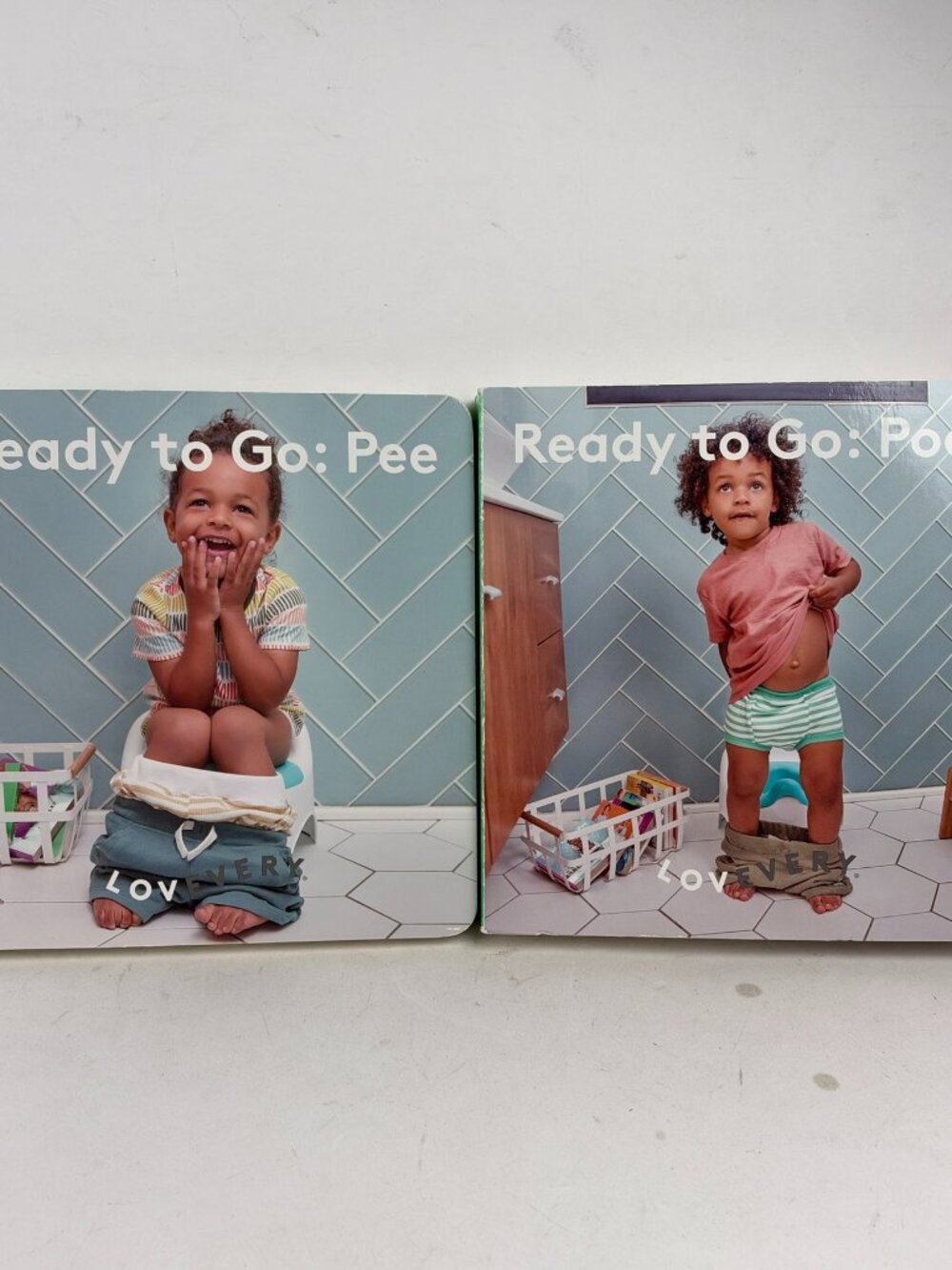 Lovevery Ready to Go Pee & Poop Board Books Potty Training Toddler Lot of 2